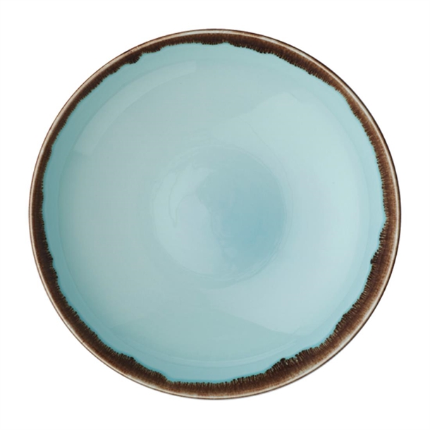 Dudson Harvest Turquoise Coupe Bowl - 248mm (Box 12) (B2B)