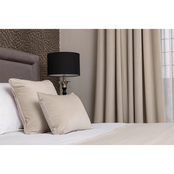 Luxury BUCKINGHAM Curtain 40mm Eyelet SILVER BIRCH - 270x229cm