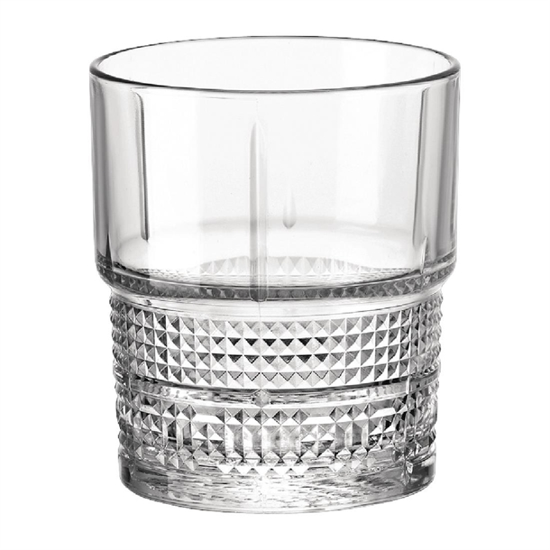 Bormioli Rocco Novacento Double Old Fashioned Glasses - 370ml (Pack 24) (B2B)