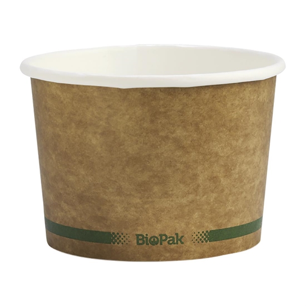 BioPak BioBowl Natural - 550ml (Pack 500) (B2B)