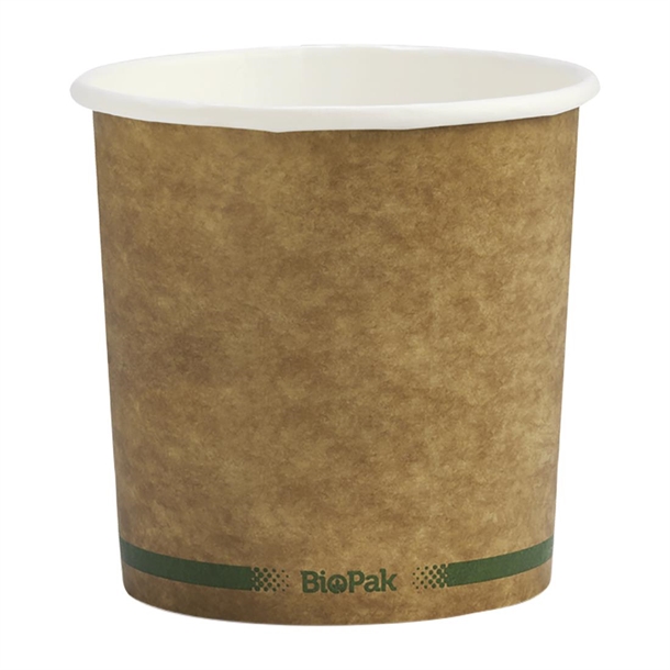 BioPak Biobowls Natural - 740ml 24oz (Pack 500) (B2B)