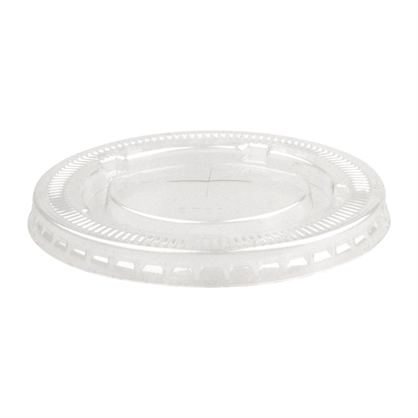 BioPak PET Clear Flat Lid 90mm for BioCup Paper Cup 390-650ml (Pack 1000) (B2B)