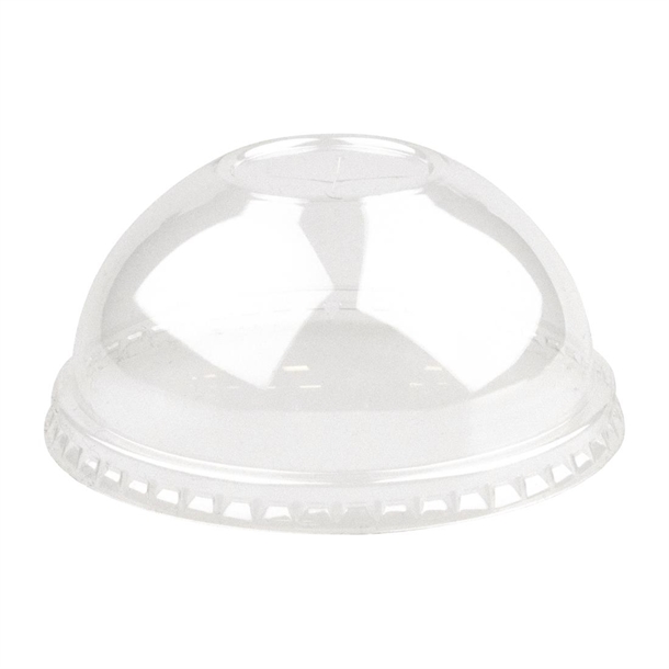 BioPak PET Clear Dome Lid 90mm for BioCup Paper Cup 390-650ml 12-22oz(Pack 1000)