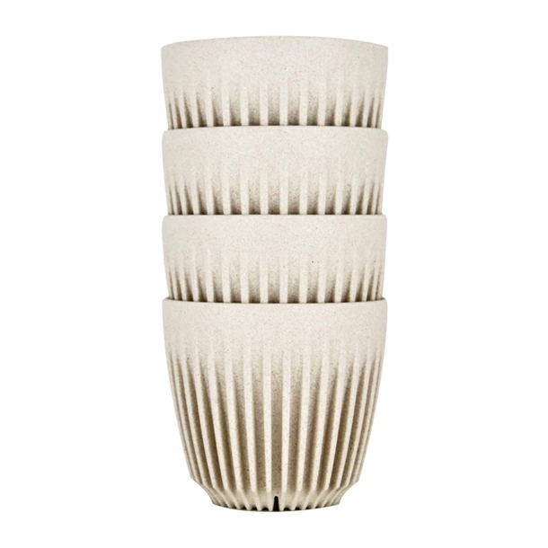 HuskeeCup Cup Natural - 228ml 6oz (Box 4)