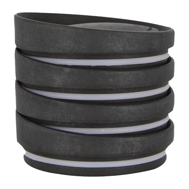 HuskeeCup Universal Lid Charcoal (Box 4)