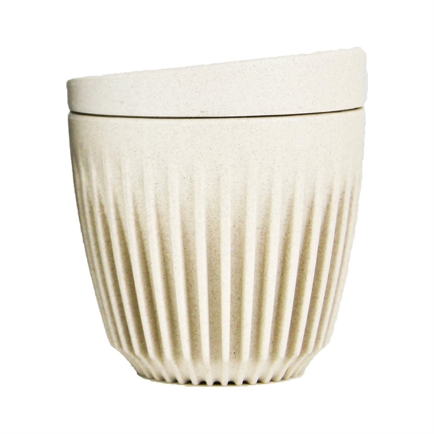 HuskeeCup Cup with Lid Natural in Box - 228ml 6oz (Single)