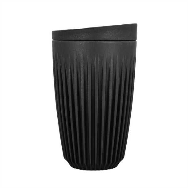 HuskeeCup Cup with Lid Charcoal in Box - 409ml 12oz (Single)