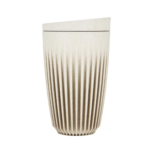 HuskeeCup Cup with Lid Natural in Box - 409ml 12oz (Single)