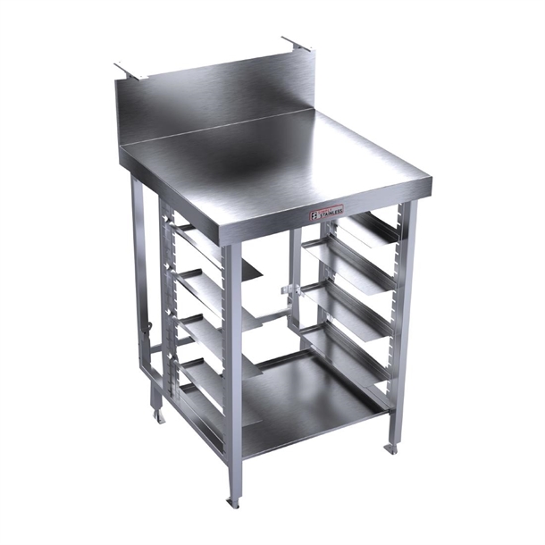 Simply Stainless 600 Series Single Bar Mod 200mm upstand glass/dish Rack(Direct)
