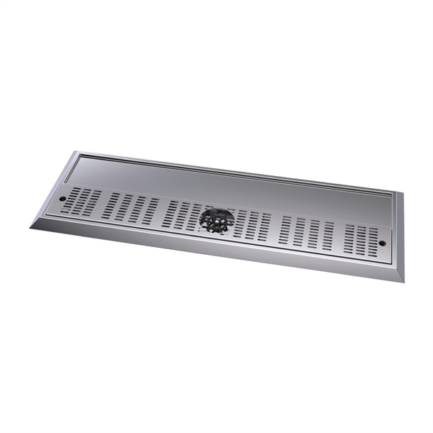 Simply Stainless Countertop Beer Station with Glass Rinser 1200mm wide (Direct)