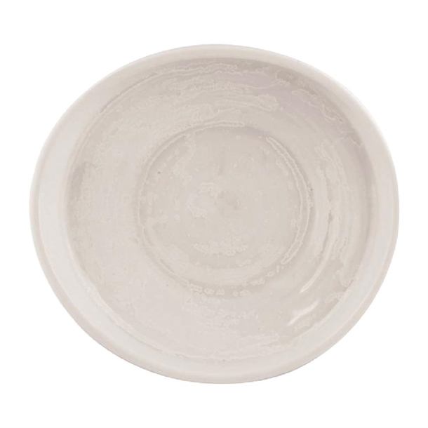 Moda Porcelain Snow Organic Bowl/Plate - 225x205mm (Box 6) (B2B)
