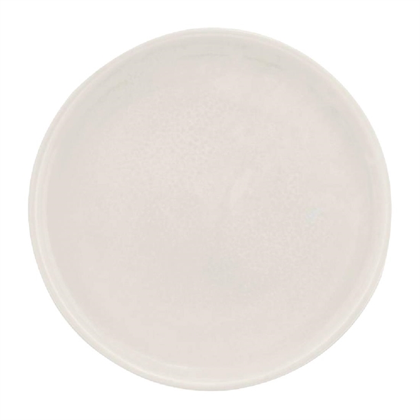 Moda Porcelain Snow Round Plate - 200mm (Box 6) (B2B)