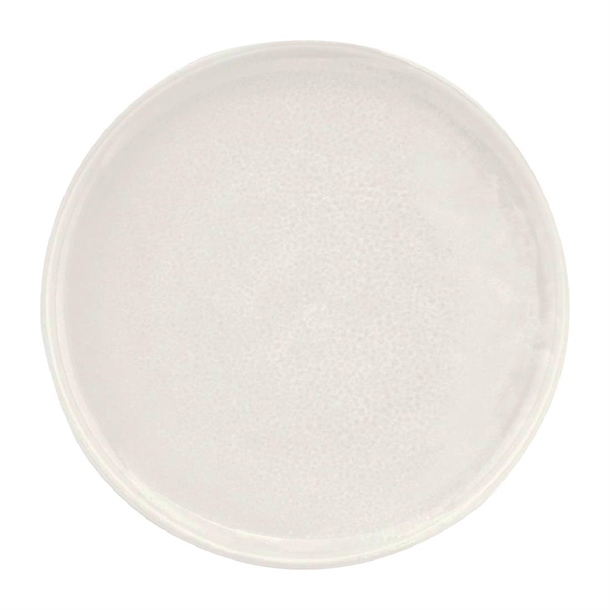 Moda Porcelain Snow Round Plate - 260mm (Box 4) (B2B)