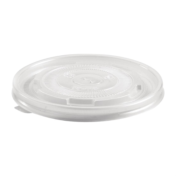 BioPak BioBowl PP Lid - 430-950ml 12-32oz (Pack 1000) (B2B)