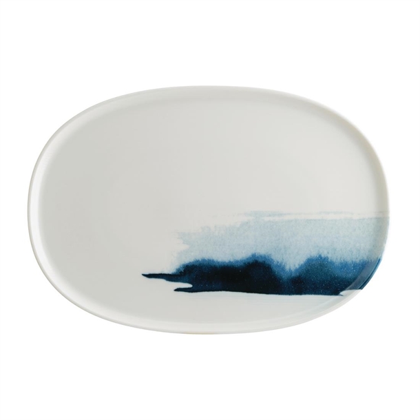 Bonna Blue Wave Hygge Oval Platter 340x230x18mm (Box 6) (B2B)