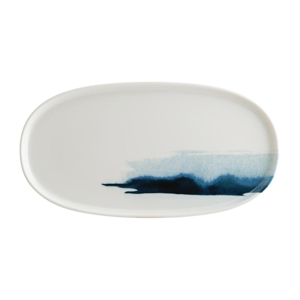 Bonna Blue Wave Hygge Oval Platter - 300x160x17mm (Box 6) (B2B)