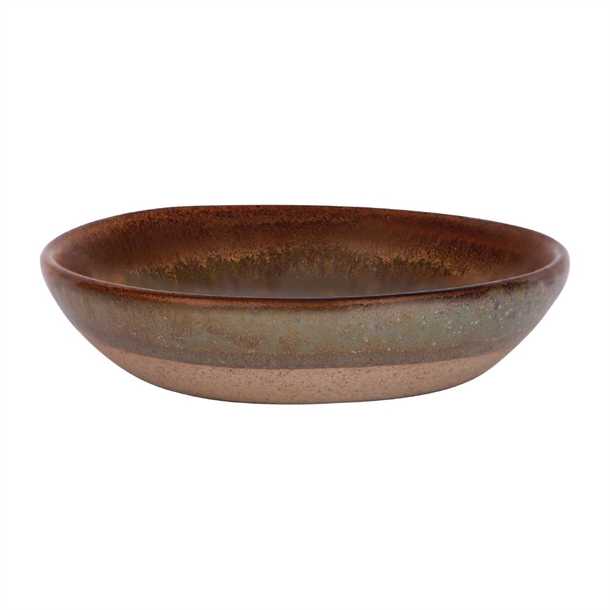 Tablekraft Soho Round Coupe Dish Burnt Sienna - 103x95x25mm (Box 12) (B2B)