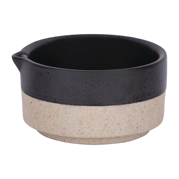 Tablekraft Soho Jug with No Handle Speckle Black 80ml - 76x70x30mm 80ml (Box 12)