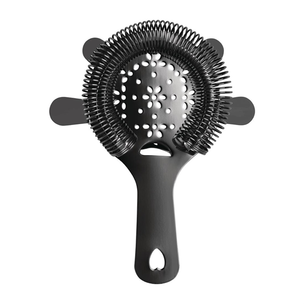 Zanzi Strainer 4 Pring Hawthorn with Flat Handle Gunmetal - 110mm (B2B)