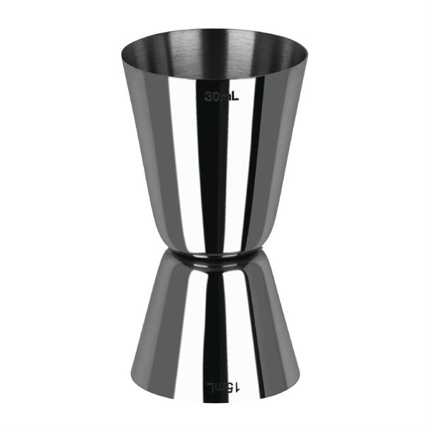 Zanzi Classic Style Jigger 15/30ml Gunmetal - 37x41x74mm