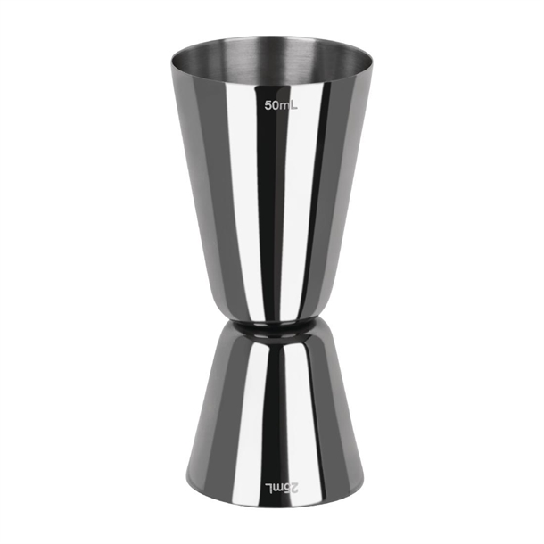 Zanzi Classic Style Jigger 20/50ml Gunmetal - 44x38x98mm
