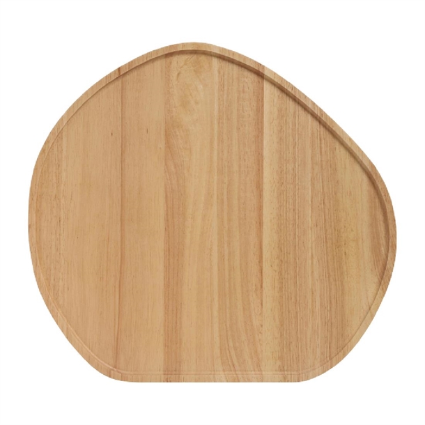 Stanley Rogers Round Serving Platter Irregular Wood - 495mm (Pack 2) (B2B)
