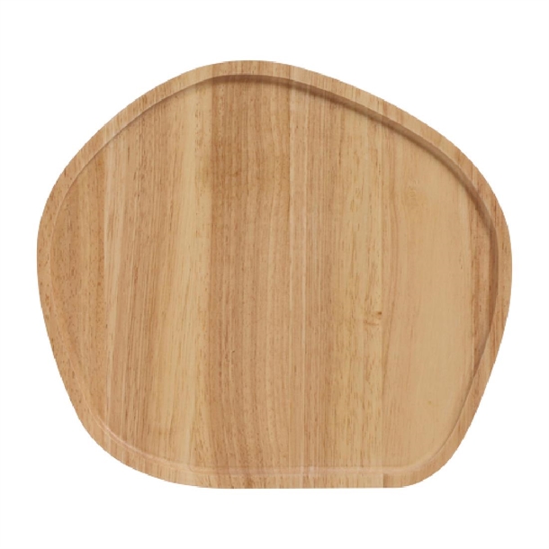 Stanley Rogers Round Serving Platter Irregular Wood - 340mm (Pack 2) (B2B)