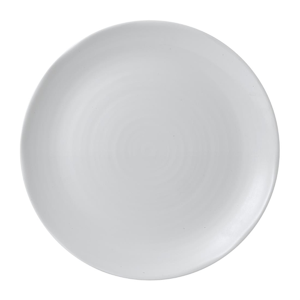 Dudson White Organic Coupe Plate 10.6" (Box 12) (B2B)