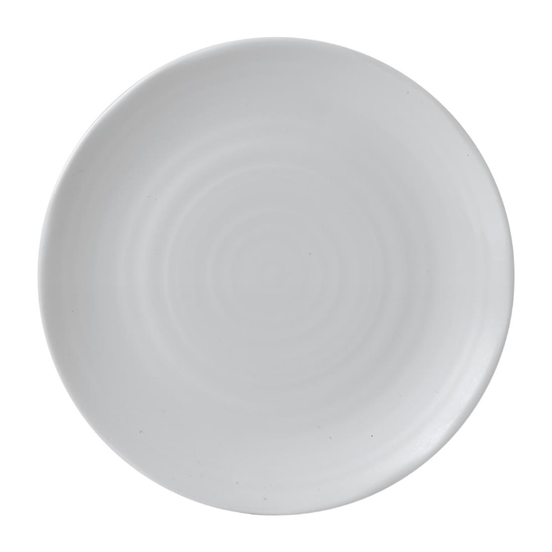 Dudson White Organic Coupe Plate 11.4" (Box 12) (B2B)