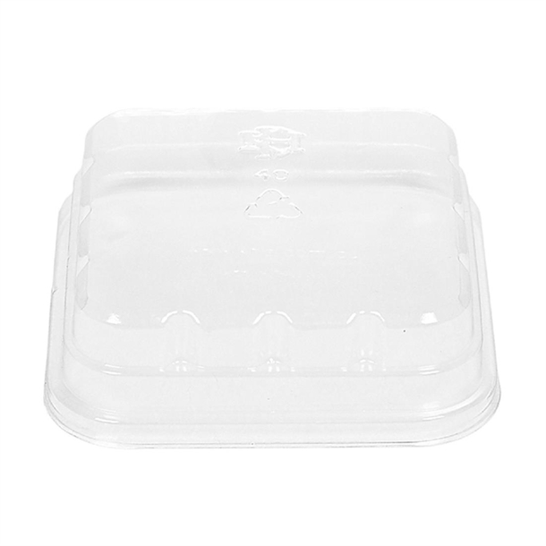 KH Healthcare Disposable Lid (#40) for Square Bowl #19 Pet (Pack 1000)