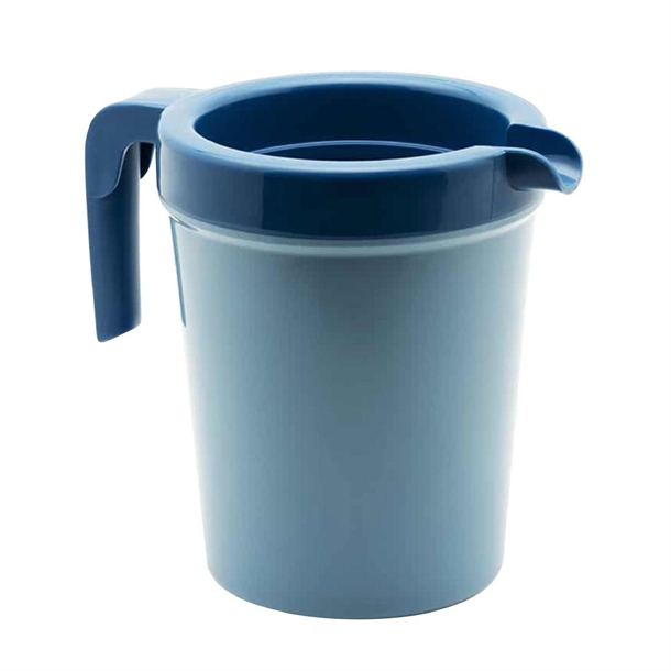 KH Healthcare Traditional Jug 1Ltr Insulated Blue Pp/Pu (#10) (Box 12) (B2B)