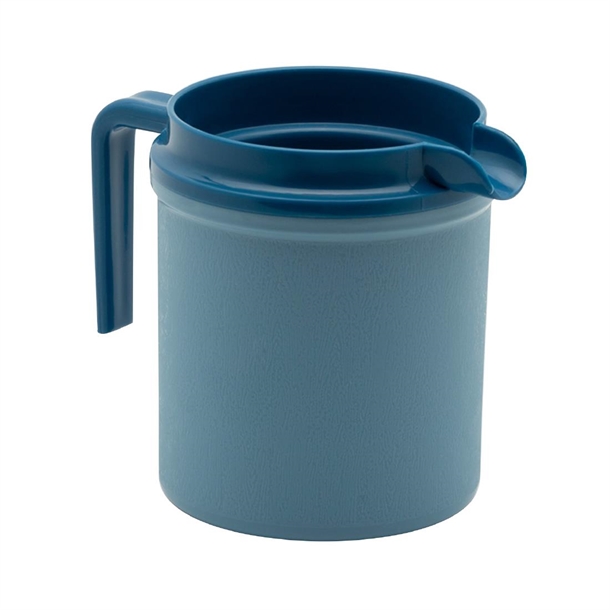 KH Healthcare Traditional Bev Pourer Insulated 250ml Blue Pp/Pu (#8) (Box 24)