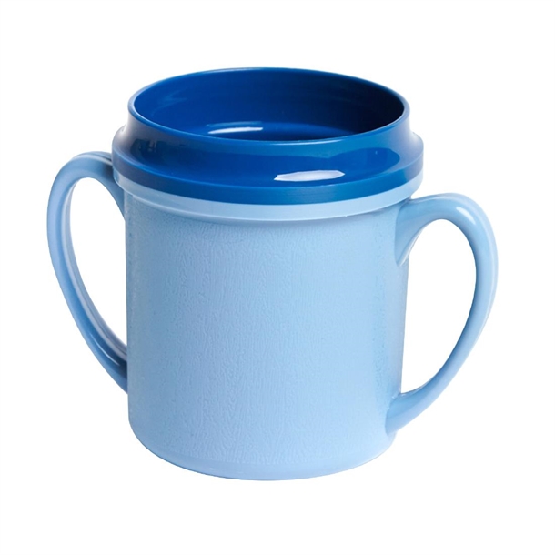 KH Healthcare Traditional Mug Dbl Handle Insulated 250ml Blue (#13) (Box 24)
