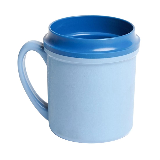 KH Healthcare Traditional Bev Mug Insulated Single Hdle 250ml Blue(#5) (Box 24)