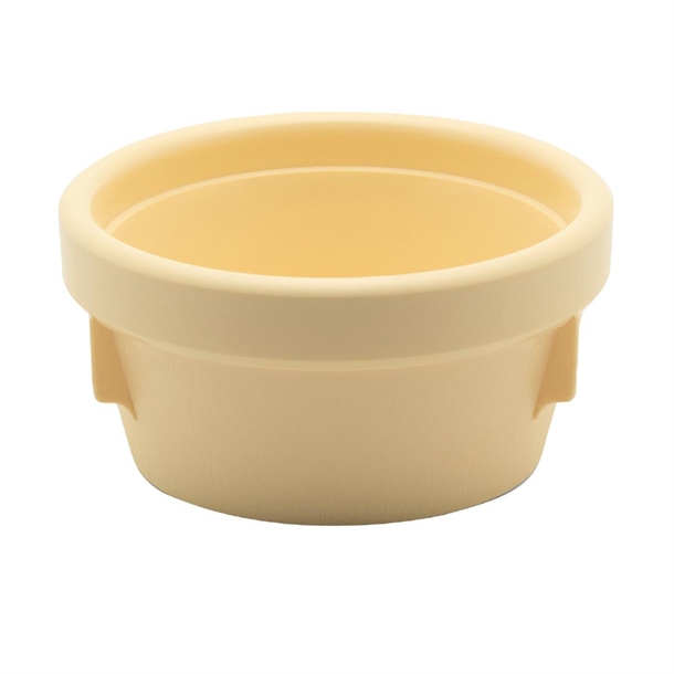 KH Healthcare Traditional Taper Soup Bowl Insulated Yellow Pp/Pu (#3) (Box 6)