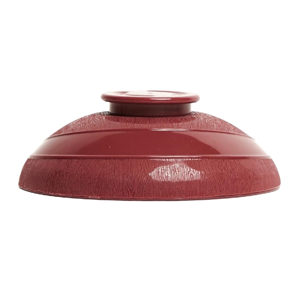 KH Healthcare Moderne Lid for Soup Bowl Insulated Burgundy Pp/Pu (37) (Box 24)