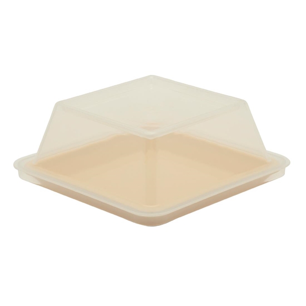 KH Healthcare Cover To Suit Bread/Butter Plate Clear Pp (#24) (Box 12)