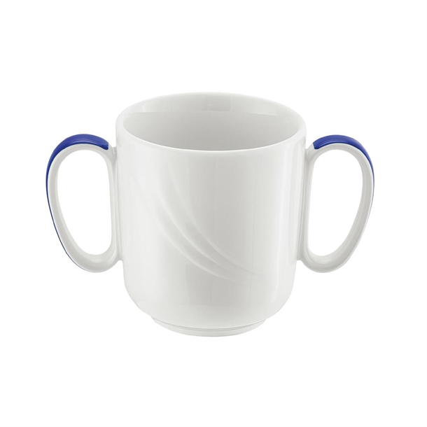 Schonwald Donna Senior Decor Mug W/2 Dark Blue Hdles 86x85mm/300ml(Pack 6)(B2B)