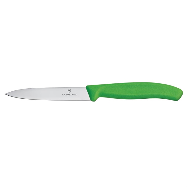 Victorinox Pointed Paring Knife - Green - 10cm