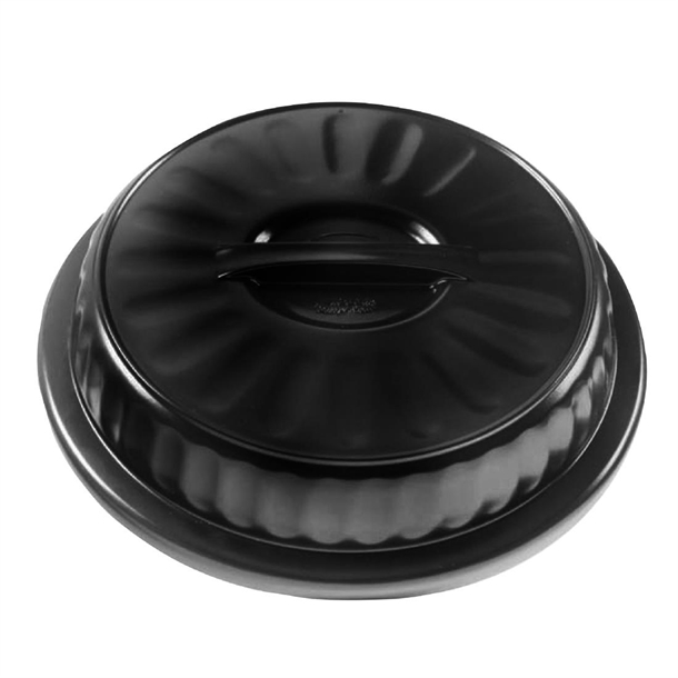 Aladdin Temp-Rite Dome 8" 205mm High Heat Entree Dome Black (Pack 48) (Direct)