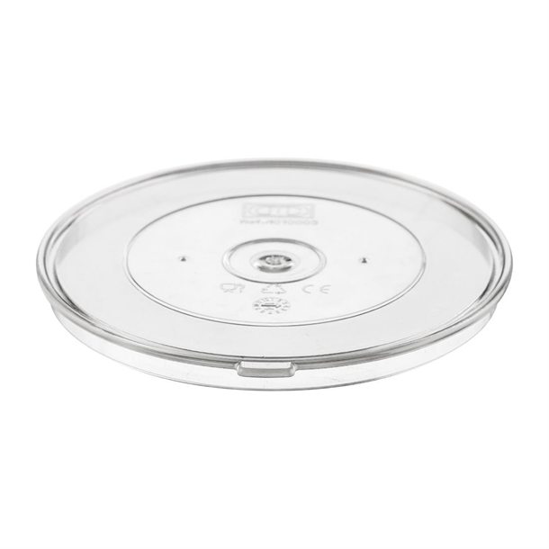 Poliware Reusable Rigid Cover for Bowl With Handles Clear (Pack 48) (Direct)