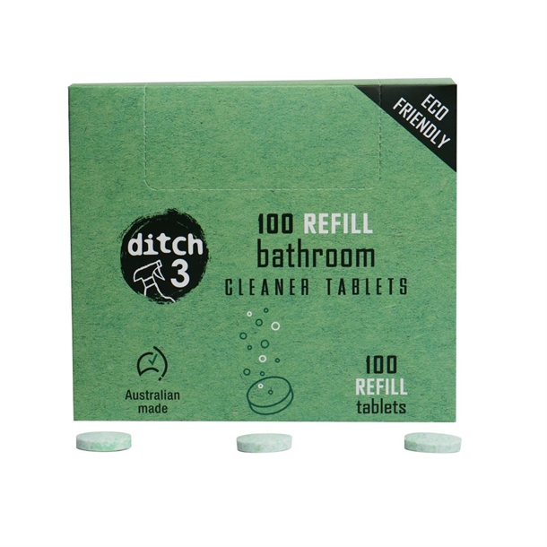 Ditch3 Bathroom Cleaner Tablets Refill (Pack 100)