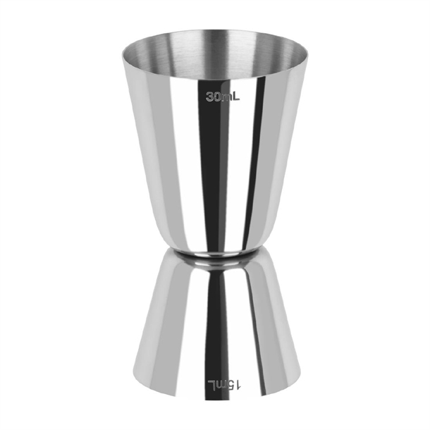 Zanzi Classic Style Jigger 15/30ml Stainless Steel - 37x41x74mm (B2B)
