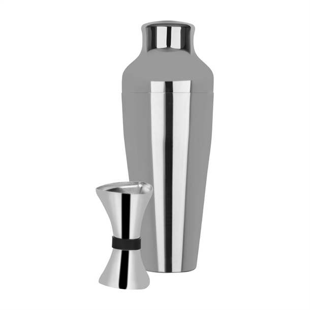 Zanzi Cocktail Set 2pc Stainless Steel (B2B)