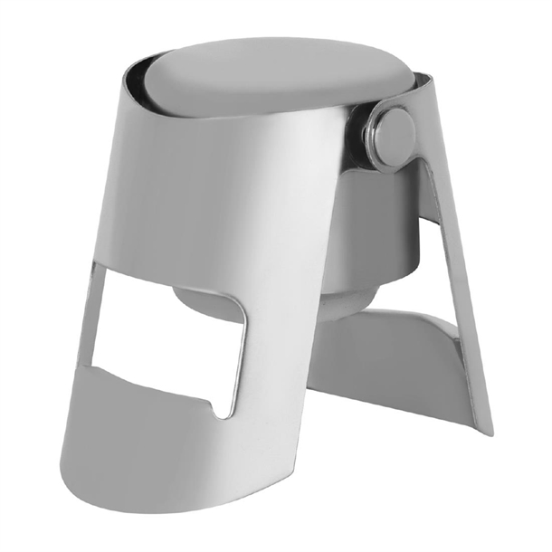 Zanzi Champagne Stopper Stainless Steel - 60x40x45mm (B2B)