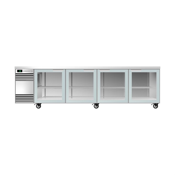 SKOPE BackBar 4 Glass Swing Door SlimLine Fridge SL.4.GSW (Direct)