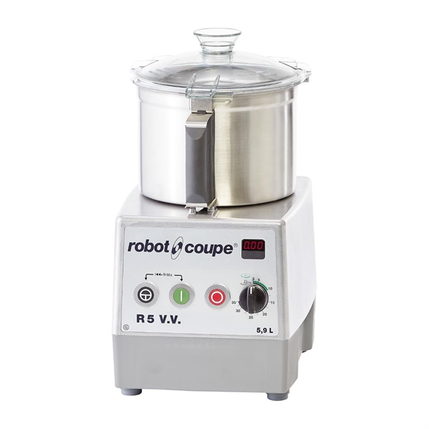 Robot Coupe R 5 V.V. - Cutter Mixer - 5.9L Stainless Bowl-Variable Speed (B2B)