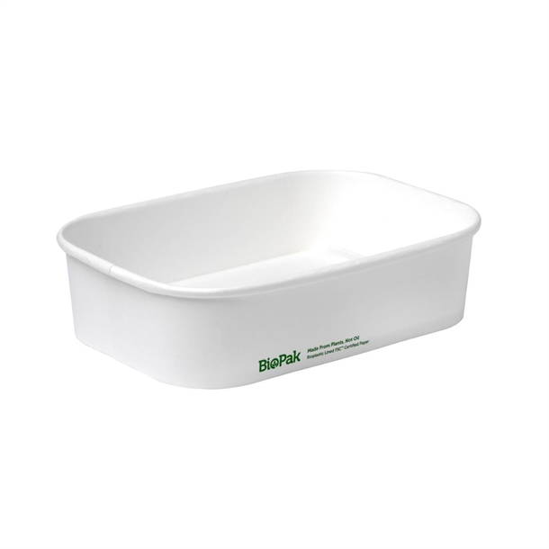 BioPak BioBoard Takeaway Base White - 500ml (Pack 300) (B2B)