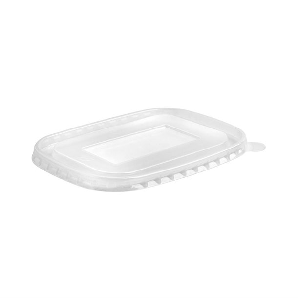 BioPak Paper Board Takeaway PP Lid to suit 500 - 1000ml (Pack 300) (B2B)