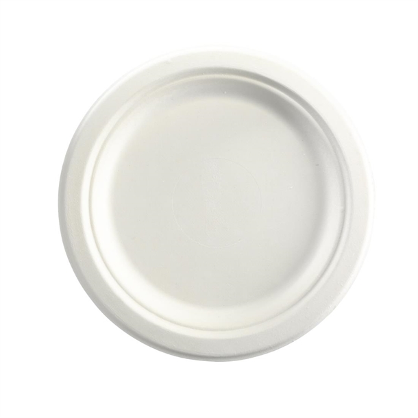 BioPak BioPlates White - 23cm (Pack 10)